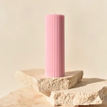 Fluted Column Soy-Blend Candle